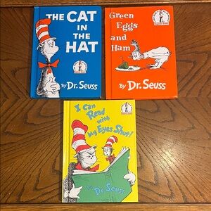 Dr. Seuss Begginer books | set of 3 vintage hardcover classics
